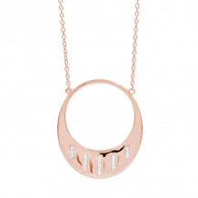 Freida Rothman 14k Rose Gold Plated Sterling Silver Pendant