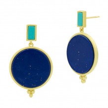 Freida Rothman Candy Drop Flat Earring - YE020429B-M1-14K