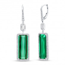 Uneek Precious Green Tourmaline Earrings - ER4434-GT