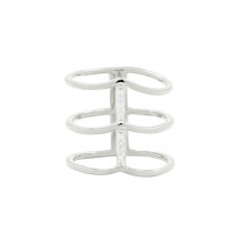Freida Rothman Platinum Rhodium Plated Sterling Silver Ring