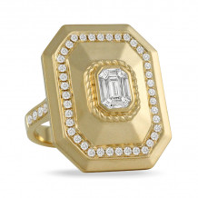 Doves Mykonos 18k Yellow Gold Diamond Ring - R9795