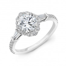 Uneek Round Diamond Engagement Ring - SWS232BGW-6.5RD