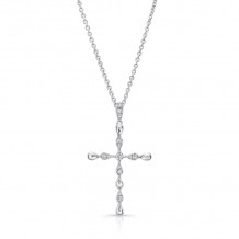 Uneek Petite Cross Pendant with 0.15 Carats of Diamonds - LVNWC821W