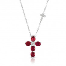 Uneek Ruby Diamond Pendant - LVNLG2807R