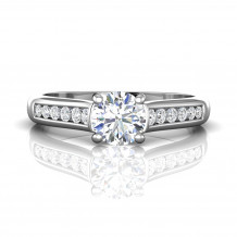 Martin Flyer Platinum Engagement Ring