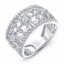 Uneek Honiton Open Lace Diamond Band - LVBW622W