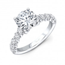 Uneek Round Diamond Engagement Ring - R0323U