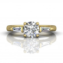 Martin Flyer 14k Yellow Engagement Ring