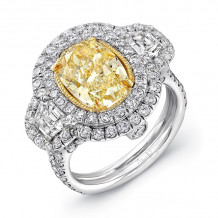Uneek Natureal Diamond Engagement Ring - LVS656