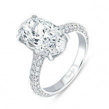 Uneek Signature Diamond Engagement Ring - R069OVU
