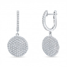 Uneek Diamond Dangling Hoop Earrings - ER0896DC