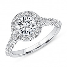 Uneek Us Collection Engagement Ring - SWUS017RDCW-6.5RDV2