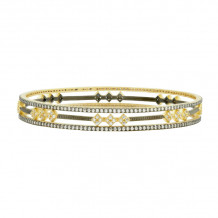 Freida Rothman Rose D'Or 3-Stack Slide Bangles - RDYKZB20