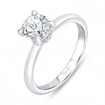 Uneek Timeless Round Diamond Engagement - R1000RB-100