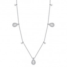 Uneek Pear Diamond Necklace - LVNWF374W