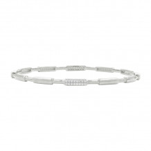 Freida Rothman Radiance Single Slide Bangle In Silver - RNPZB02