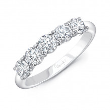 Uneek 5 Stone Round Diamond Band - LVB970RD-1CTW