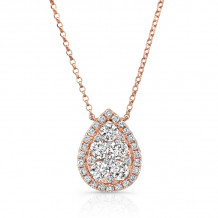 Uneek Fashion Diamond Necklace - LVNS0096R