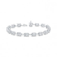 Uneek Signature Emerald Cut Diamond Bracelet - BR4002ECU