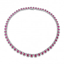 Uneek Ruby Diamond Necklace - LVNR2316R