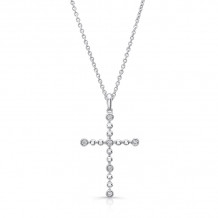 Uneek Cross Diamond Pendant - LVNWC827W