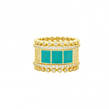 Freida Rothman Harmony 5-Stack Ring - HAYZTQR05-7