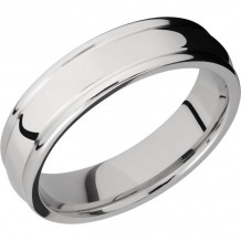 Lashbrook Titanium 6mm Men's Wedding Band - 6RED+POLISH