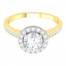 Martin Flyer Two Tone 18k Gold FlyerFit Engagement Ring