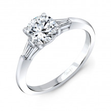 Uneek Round Diamond Engagement Ring - R040U