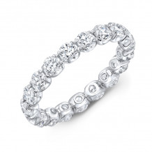 Uneek Round Diamond Eternity Ring - ET101RD15-6.5