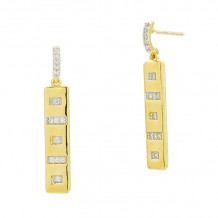 Freida Rothman 14k Gold Plated Sterling Silver Earring
