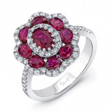 Uneek Emerald Diamond Fashion Ring - LVRMT0283R