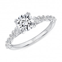 Uneek Us Collection Engagement Ring - SWUS024CW-6.5RDV2