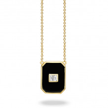 Doves Gatsby 18k Yellow Gold Gemstone Necklace - N8824BO
