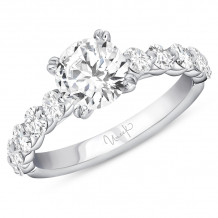 Uneek Us Collection Round Diamond Engagement Ring - SWUS017CW-6.5RDV1