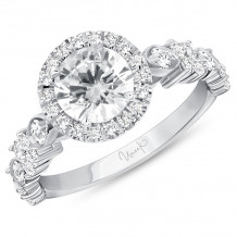 Uneek Us Collection Round Diamond Engagement Ring - SWUS014RDCW-6.5RD