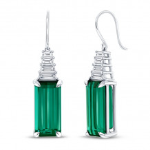 Uneek Precious Green Tourmaline Earrings - ER4437-GT