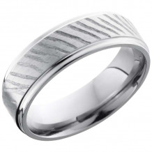 Lashbrook Titanium 7mm Men's Wedding Band - 7FGE+DISC4_SATIN_POLISH