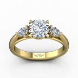 Martin Flyer 14k Yellow Gold FlyerFit Engagement Ring photo2