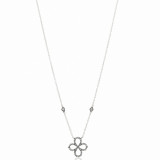 Freida Rothman Open Clover PavE Necklace - PRZ070173B-16E photo