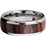 Lashbrook Titanium Hardwood 8mm Men's Wedding Band - HW8D15_NATCOCO+POLISH photo3