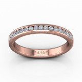 Martin Flyer 14k Rose Gold FlyerFit Wedding Band photo2