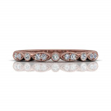 Martin Flyer 18k Rose Gold FlyerFit Wedding Band photo