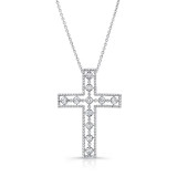 Uneek Cross Diamond Pendant - LVNWC833W photo