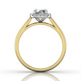 Martin Flyer Two Tone 14k Gold FlyerFit Engagement Ring photo3