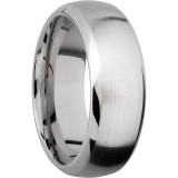 Lashbrook 14k White Gold 8mm Men's Wedding Band - 14KW8DB+SATIN_POLISH photo2