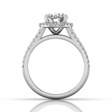 Martin Flyer 14k White Gold FlyerFit Engagement Ring photo3