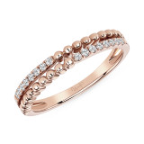 Uneek Stackable Diamond Ring - LVBWA144R photo