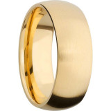 Lashbrook 14k Yellow Gold 8mm Men's Wedding Band - 14KY8D-P+SATIN photo2