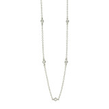 Freida Rothman Signature Diamond By The Yard Long Chain Necklace - PZ067-36 photo